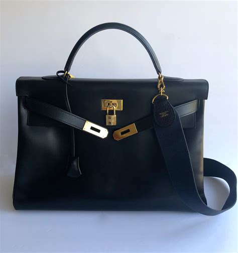 hermes black kelly|hermes kelly 40cm.